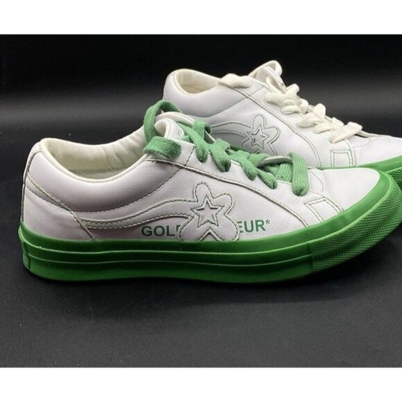 Converse Golf Le Fleur x One Star Ox Kelly Green Men’s 6.5 Women 8.5 - Picture 3 of 12